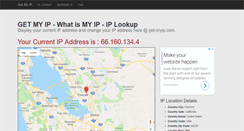 Desktop Screenshot of get-myip.com