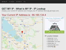 Tablet Screenshot of get-myip.com